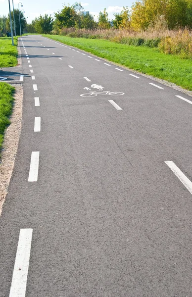 Estrada de bicicleta — Fotografia de Stock