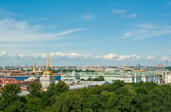 Вид с воздуха на Санкт-Петербург — стоковое фото