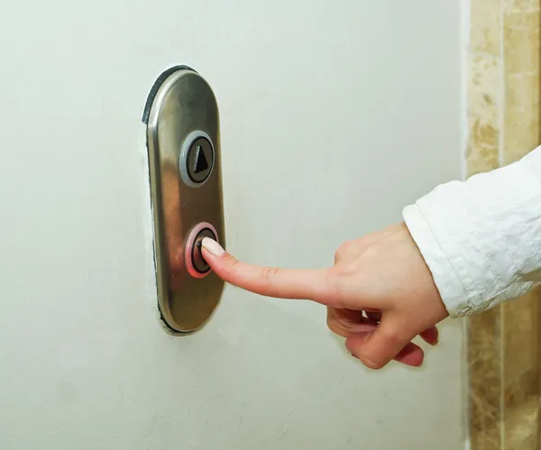 Calling elevator — Stock Photo, Image