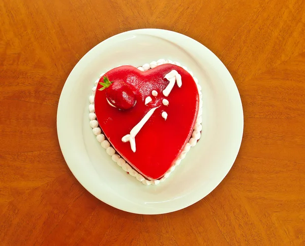 Heart Cake — Stock Photo, Image