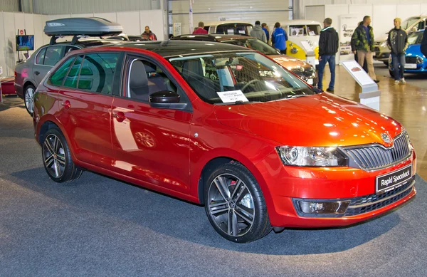 Skoda rapid spaceback — Stockfoto