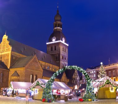 Noel pazarı Riga