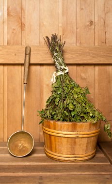 Sauna süpürge kova