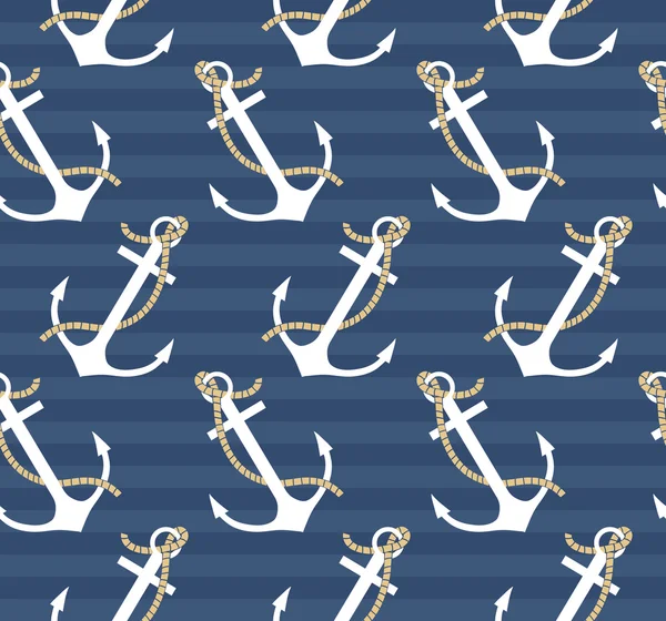 Anchors pattern — Stock Vector