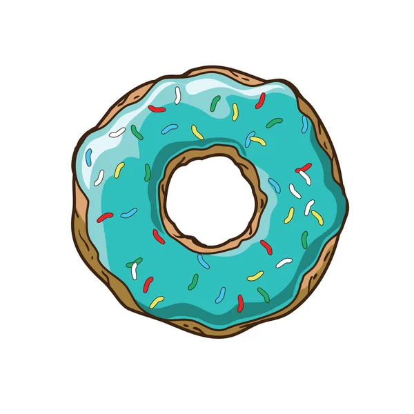 Donut vectorial — Vector de stock