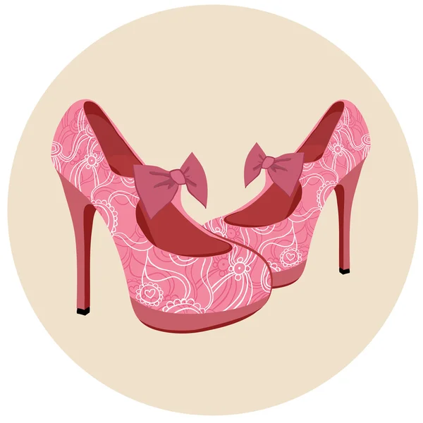 Beautiful shoes — Stock Vector