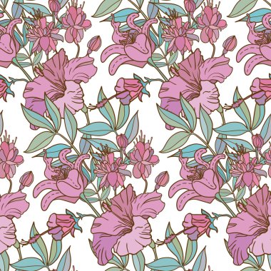 çiçek desenli arka plan