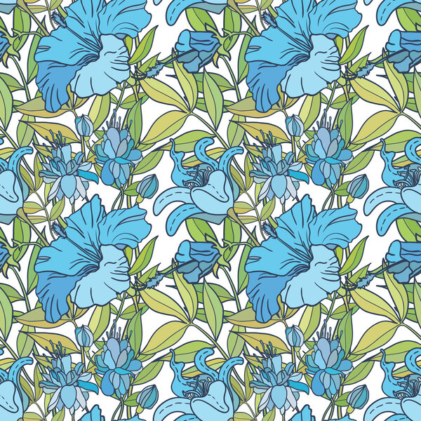 Floral pattern background