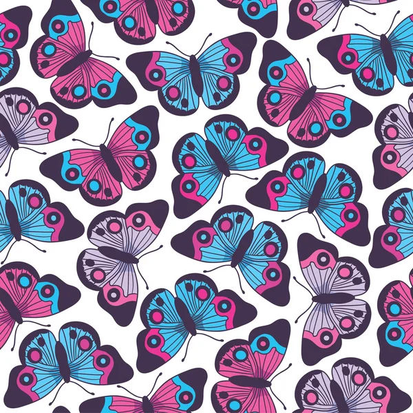 蝴蝶图案 — 图库矢量图片