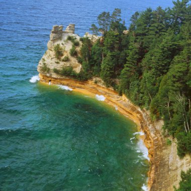 Miner's Castle ~ Pictured Rocks National Lakeshore clipart