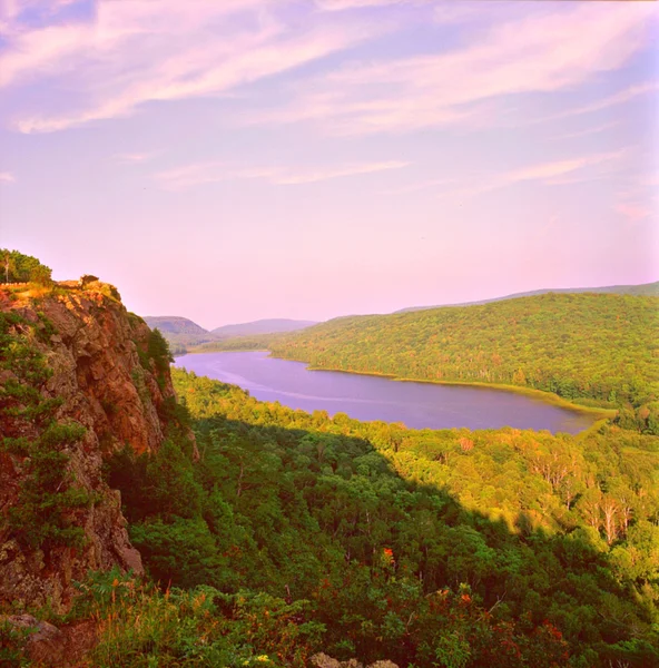 Lake Of The Clouds Overlook — Stock Photo, Image