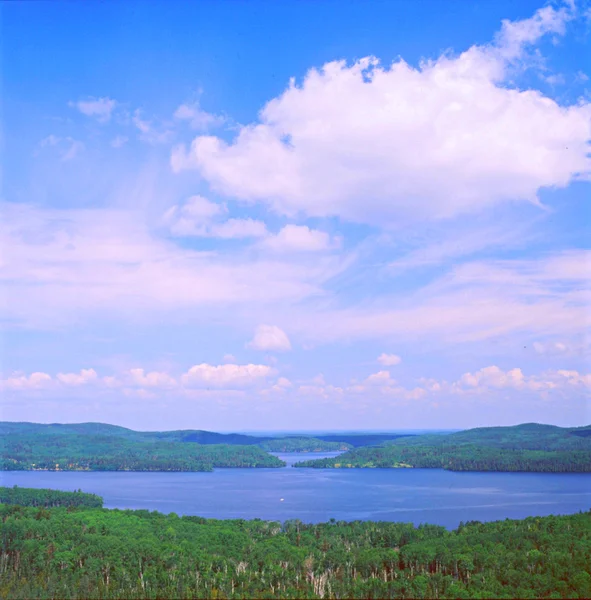Gunflint Lago overlook — Fotografia de Stock