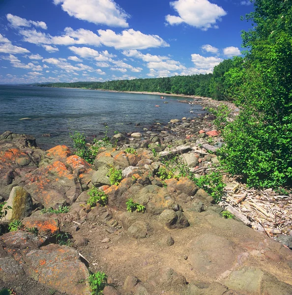 Pan de azúcar cala en el lago Superior — Foto de Stock