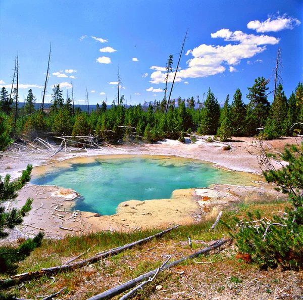 Emerald Pool ~ Yellowstone Nationalpark — Stockfoto