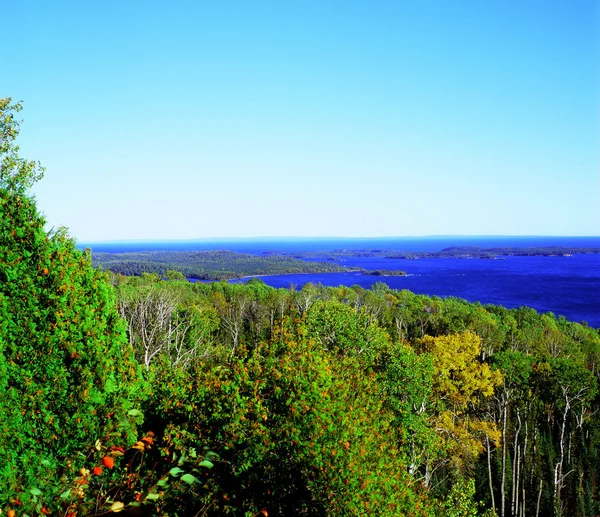 Mt. Josephine Vista para as Ilhas Susie e Lago Superior — Fotografia de Stock