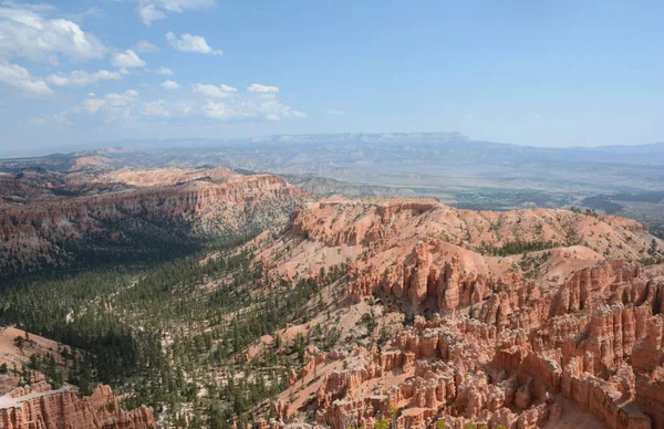 Bright Summer Panoramic Picturesque Bryce Point Vista Bryce Canyon National — Stock Photo, Image
