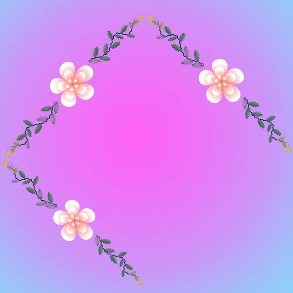 Flower frame — Stock Photo, Image