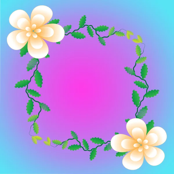 Flower of frame — Stock Photo, Image