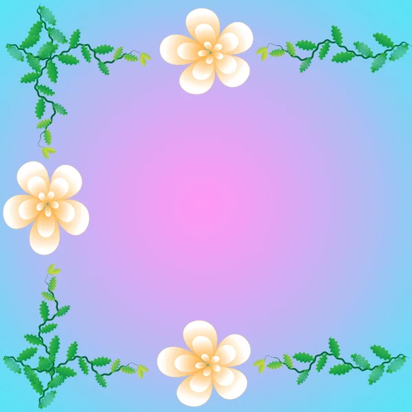 Flower of frame — Stock Photo, Image