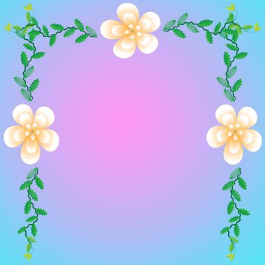 프레임의 꽃çerçeve çiçek