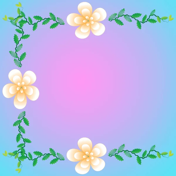 Flower of frame — Stock Photo, Image