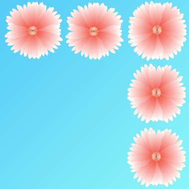 arka plan üzerinde çerçeve çiçek