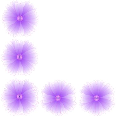 arka plan üzerinde çerçeve çiçek