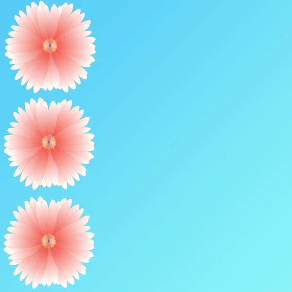 Blume des Rahmens auf Hintergrund — Stockfoto