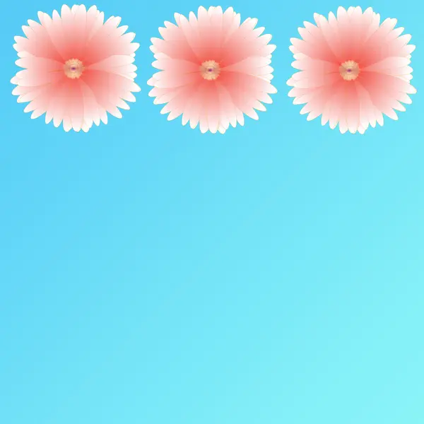 背景上のフレームの花 — ストック写真