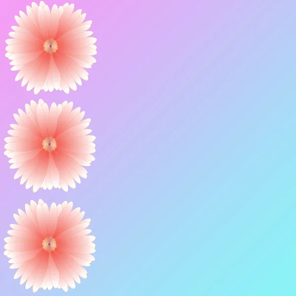 Arka plan üzerinde çerçeve çiçek — Stok fotoğraf