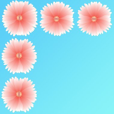 arka plan üzerinde çerçeve çiçek