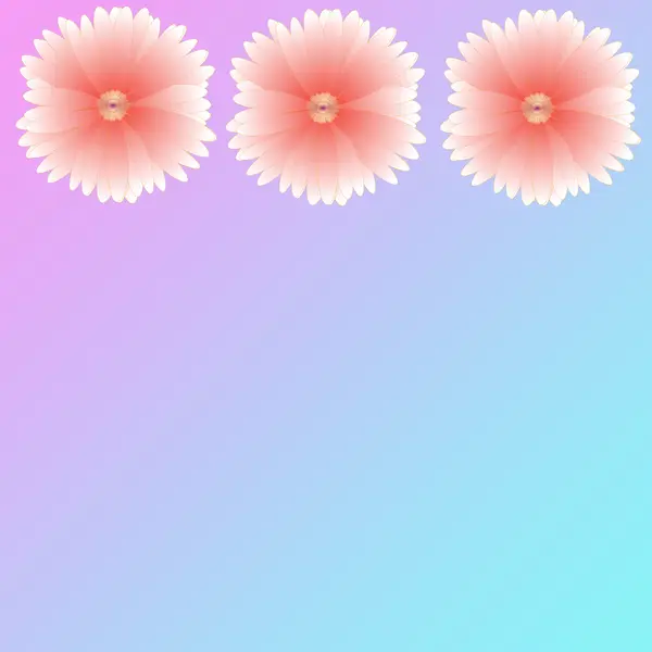 Flower of frame on background — Stock Photo, Image