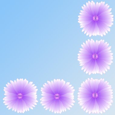 arka plan üzerinde çerçeve çiçek