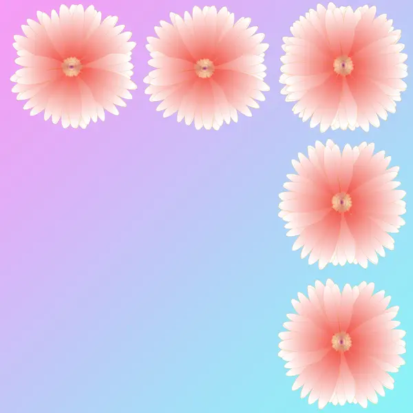 Flower of frame on background — Stock Photo, Image