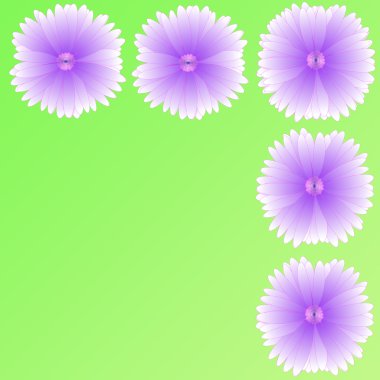 arka plan üzerinde çerçeve çiçek