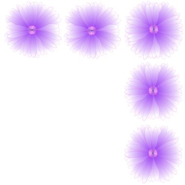 arka plan üzerinde çerçeve çiçek