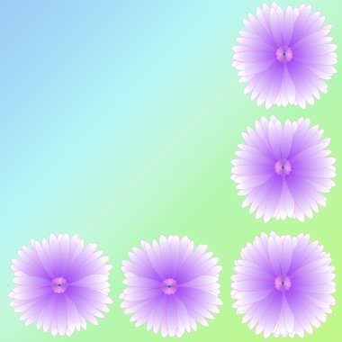 arka plan üzerinde çerçeve çiçek