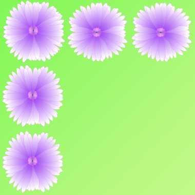 arka plan üzerinde çerçeve çiçek