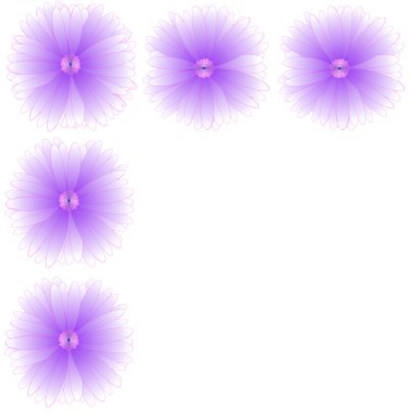 arka plan üzerinde çerçeve çiçek