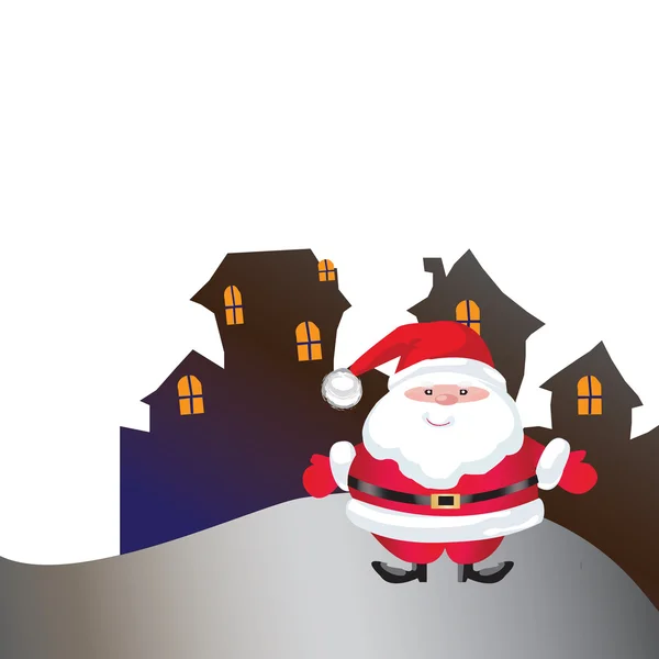 Hus på juldagen — Stockfoto