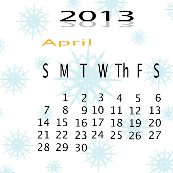 Calendario de 2013 —  Fotos de Stock