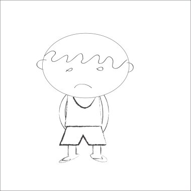 beyaz zemin üzerinde çerçeve çocuk