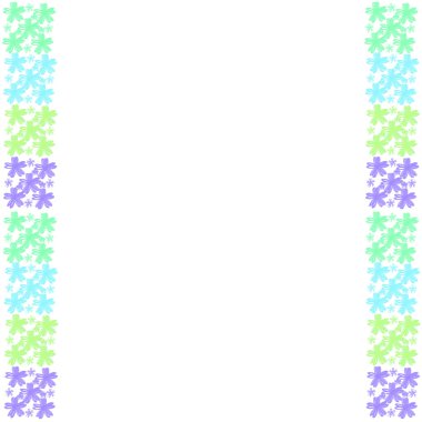 çiçek Çerçeve çerçeve arka plan üzerinde