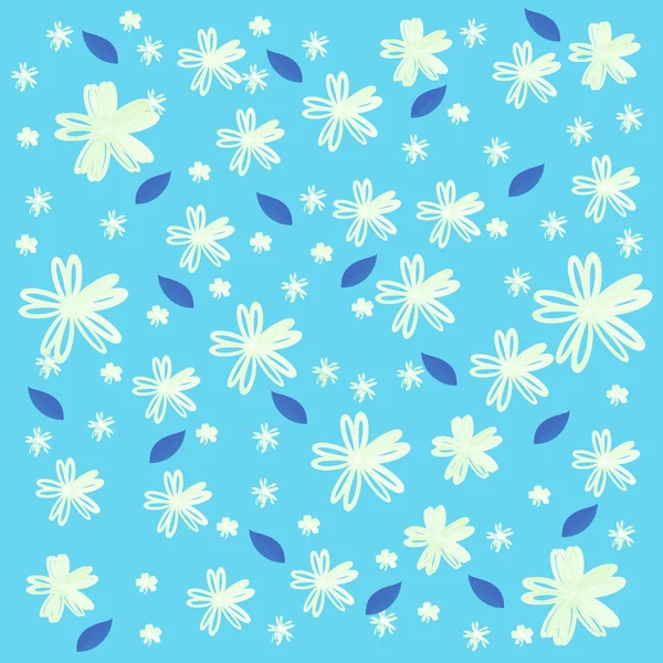 Flower wallpaper of frame on background — Stock Photo, Image