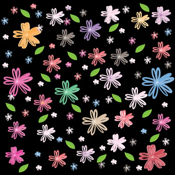 Λουλούδι ταπετσαρία πλαισίου σε φόντο — Φωτογραφία Αρχείου