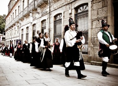 Pontevedra, İspanya - Ağustos