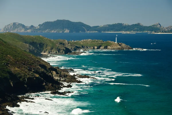 De kust van Galicië en eiland — Stockfoto