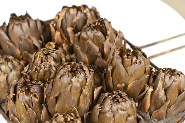 Mediterrane Ernährung, Artischocken — Stockfoto