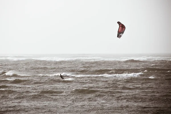 Flying over water