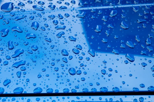 Mavi ve yağmur — Stok fotoğraf